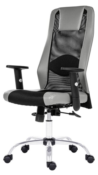 Kancelářská židle HARDING černá/šedá