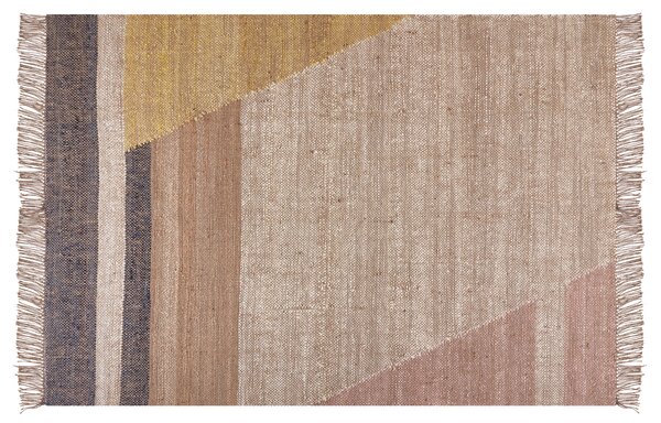 Jutový koberec 140 x 200 cm hnědý SAMLAR