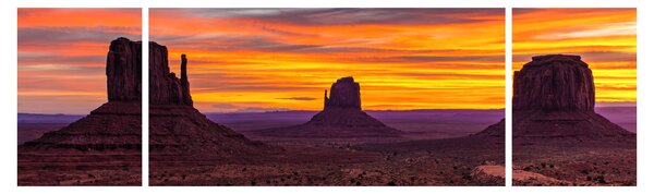 Obraz - Monument Valley v Arizoně (170x50 cm)