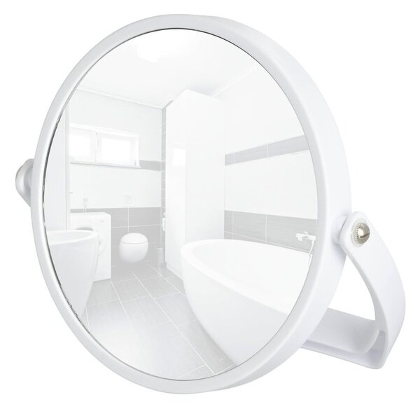 Bílé kosmetické stojací zrcadlo Noale, ø 16,5 cm