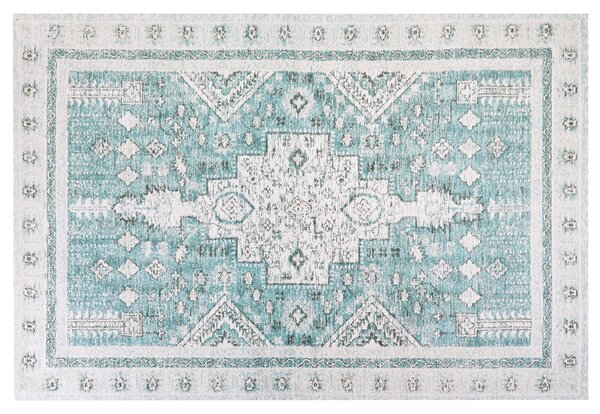 Bavlněný koberec 200 x 300 cm mentolově zelený FULLA