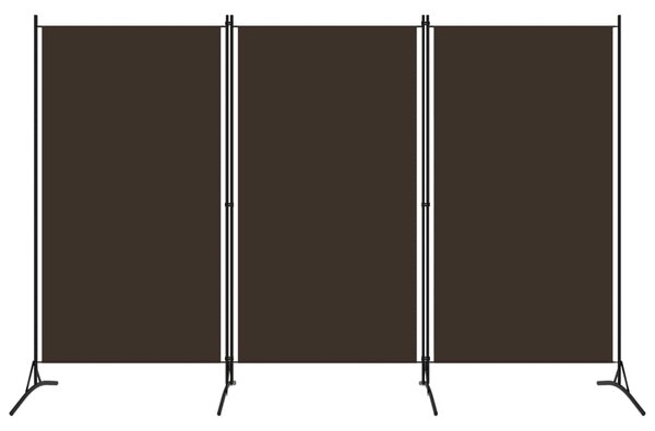 3dílný paraván hnědý 260 x 180 cm