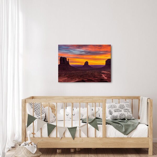 Obraz - Monument Valley v Arizoně (70x50 cm)
