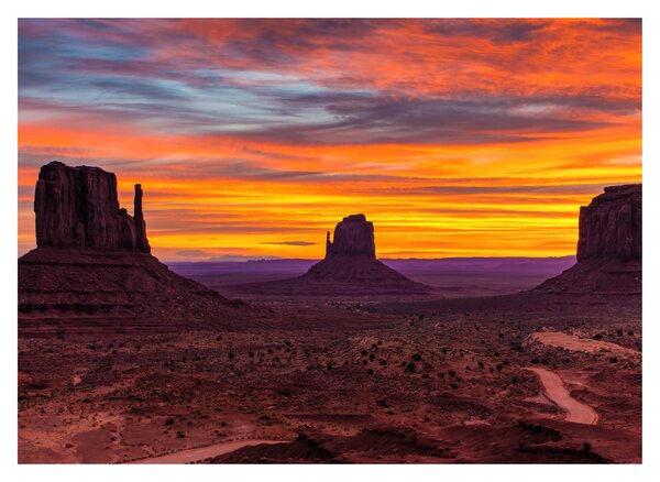 Obraz - Monument Valley v Arizoně (70x50 cm)