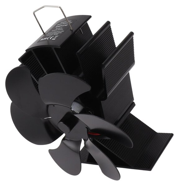 6 Messen: Ventilátor pro kamna, poháněný teplem, velmi tichý a energeticky úsporný