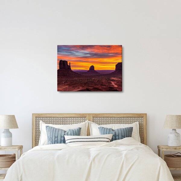 Obraz - Monument Valley v Arizoně (70x50 cm)