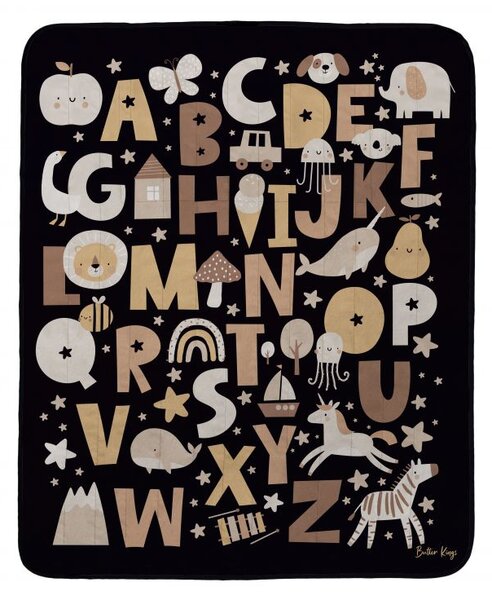 Pikniková deka abeceda for kids