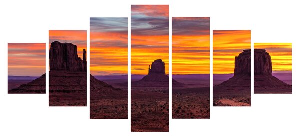Obraz - Monument Valley v Arizoně (210x100 cm)