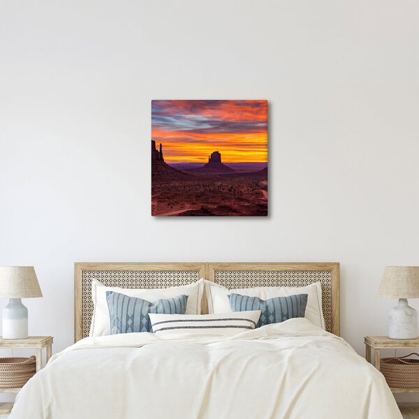 Obraz - Monument Valley v Arizoně (30x30 cm)