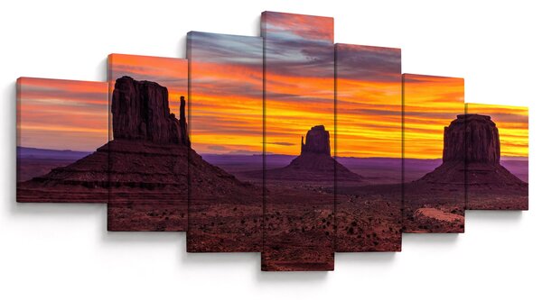 Obraz - Monument Valley v Arizoně (210x100 cm)