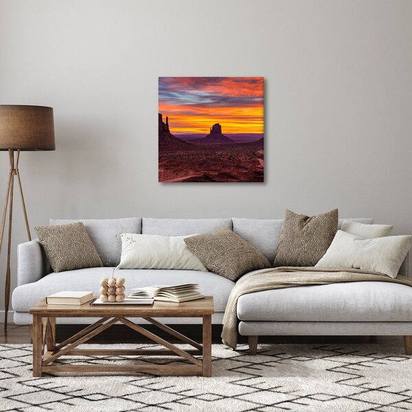 Obraz - Monument Valley v Arizoně (30x30 cm)