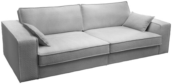 POHOVKA BIG SOFA, plast, textil, kompozitní dřevo, šedá Livetastic - Pohovky, Online Only