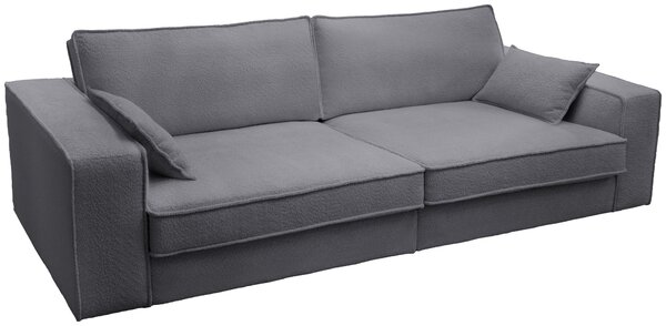 POHOVKA BIG SOFA, plast, textil, kompozitní dřevo, antracitová Livetastic - Pohovky, Online Only