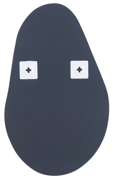 Zrcadlo AUBAGNE 40 cm 65 cm Stříbrná