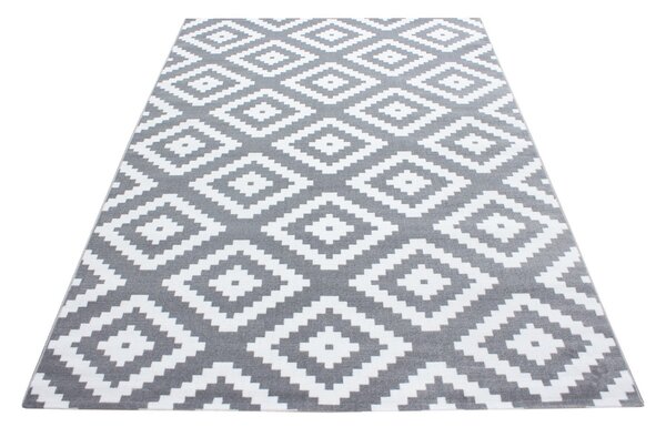 Ayyildiz Kusový koberec PLUS 8005, Šedá Rozměr koberce: 80 x 300 cm