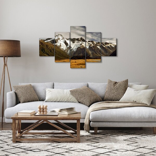 Obraz hory Sefton, Nový Zéland (125x70 cm)