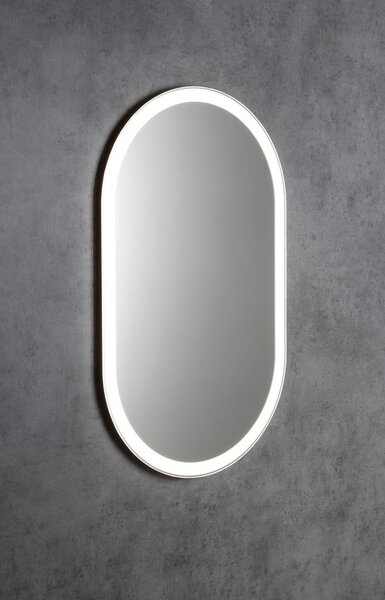 Sapho Sapho, PARGA oválné zrcadlo s LED osvětlením 60x100 cm, PG600