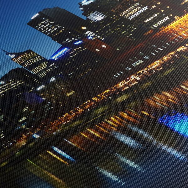 Obraz noci v Melbourne (170x50 cm)