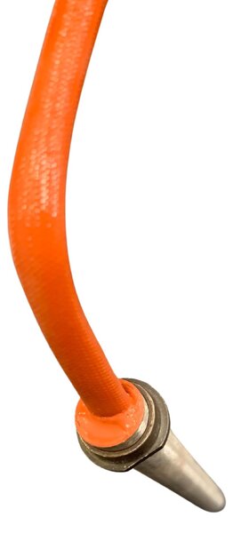 Zapalovací svíčka s konektorem Faston pro peletové kamna, průměr 12,5 mm, délka 170 mm, 350 W