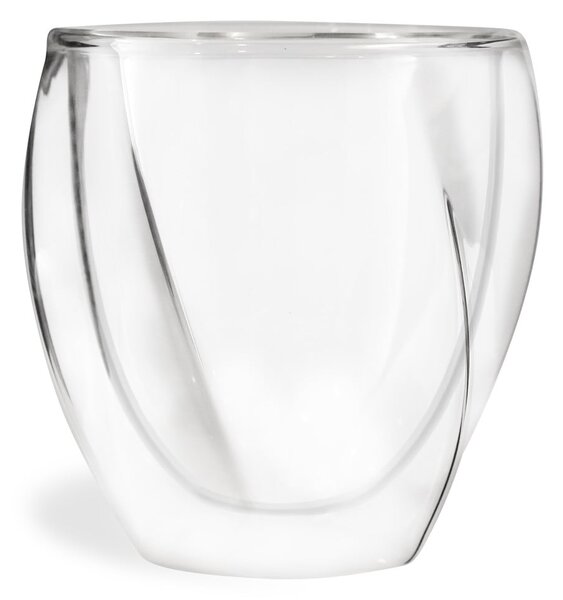 Dvoustěnné hrnky na cappuccino v sadě 2 ks 250 ml Cristallo – Vialli Design