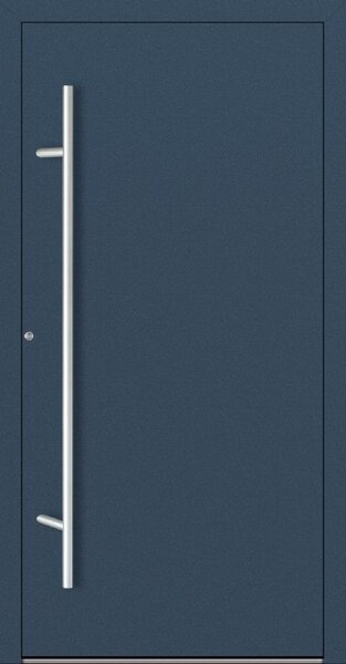 Hliníkové vchodové dveře FM Turen Premium P90 M00 modrá RAL5011