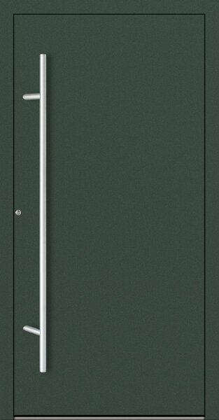Hliníkové vchodové dveře FM Turen Premium P90 M00 zelená RAL6009