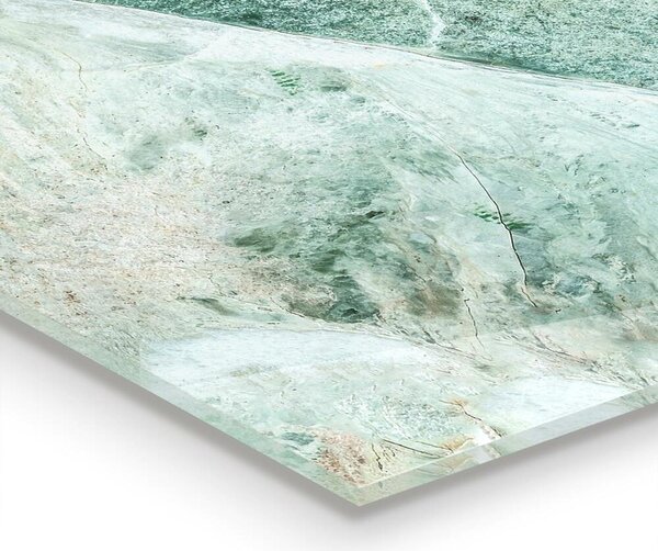 Kuchyňský skleněný panel Textura mramorového kamene