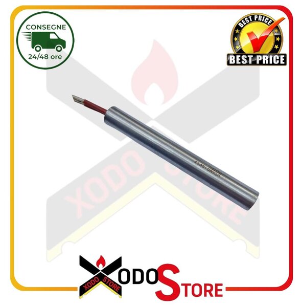 Keramický topný článek (pelletka) pro krb, průměr 12,5 mm, délka 100 mm, výkon 300 W