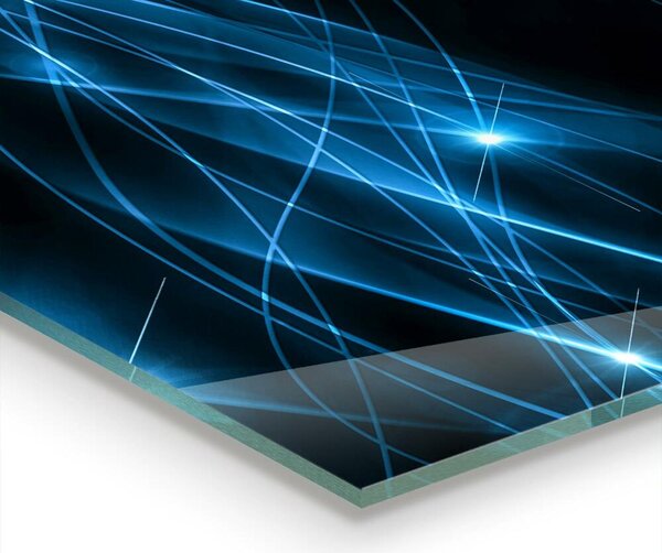 Skleněný panel Energetický diagram připojení