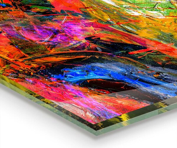 Skleněný panel Barevná exploze