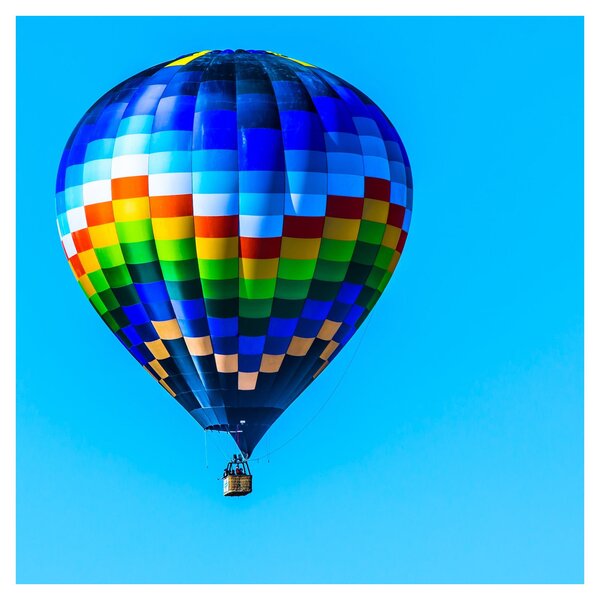 Obraz - Horkovzdušný balon (30x30 cm)