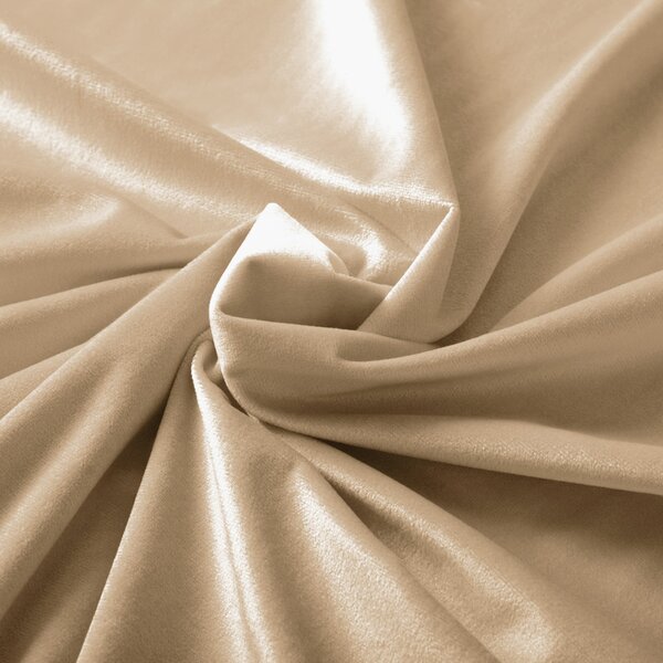Biante Velký sametový čtvercový ubrus Velvet Premium SVP-006 Pískově béžový 160x160 cm