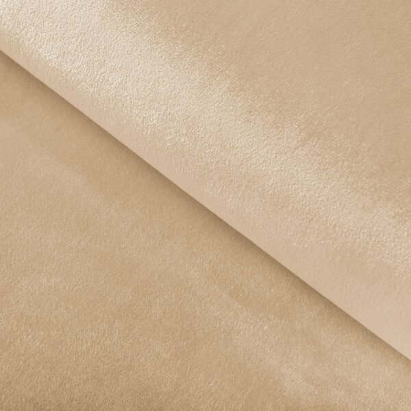Biante Velký sametový čtvercový ubrus Velvet Premium SVP-006 Pískově béžový 160x160 cm