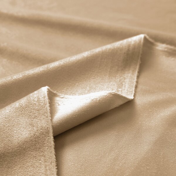 Biante Sametový závěs Velvet Premium SVP-006 Pískově béžový - šířka 135 cm 135x140 cm
