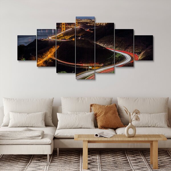 Obraz - Golden Gate Bridge (210x100 cm)