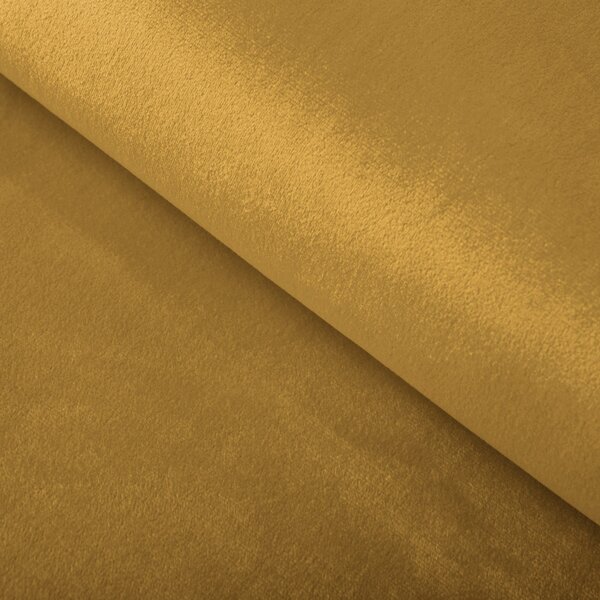 Biante Sametový oválný ubrus Velvet Premium SVP-009 Hořčicový 100x140 cm