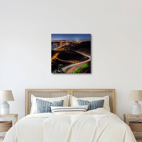 Obraz - Golden Gate Bridge (30x30 cm)
