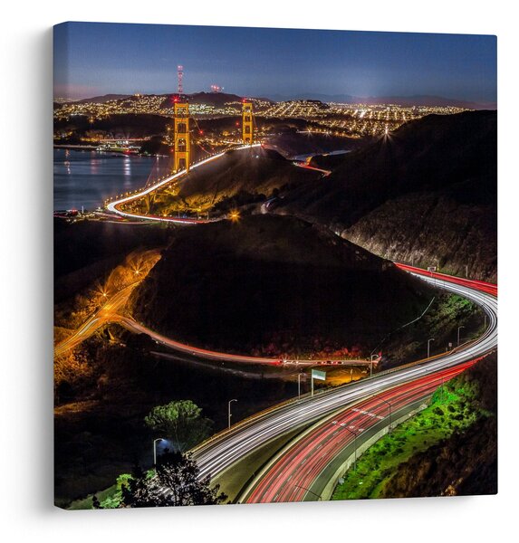 Obraz - Golden Gate Bridge (30x30 cm)