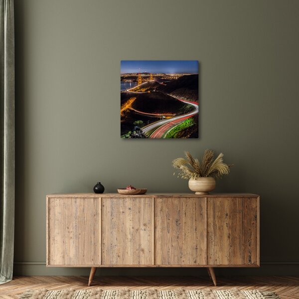 Obraz - Golden Gate Bridge (30x30 cm)