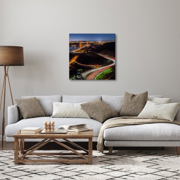 Obraz - Golden Gate Bridge (30x30 cm)