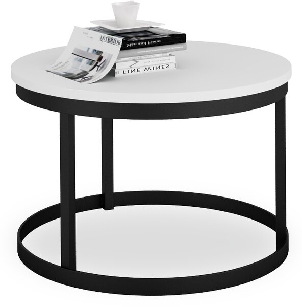 ADRK Furniture Konferenční stolek RINEN CT-RNN-B-W