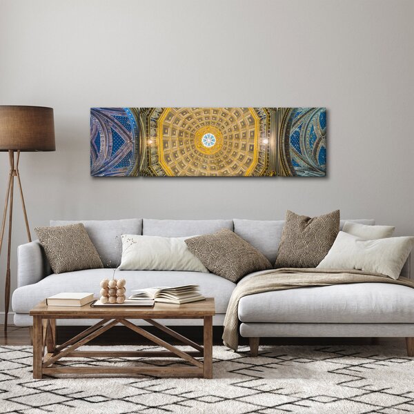 Obraz stropu Sienského kostela (170x50 cm)