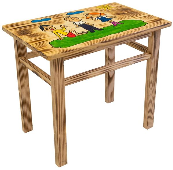 Bestent Dětský dřevěný stolek Lolek a Bolek