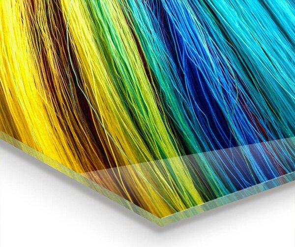 Skleněný panel Barevný grafický duhový vzor