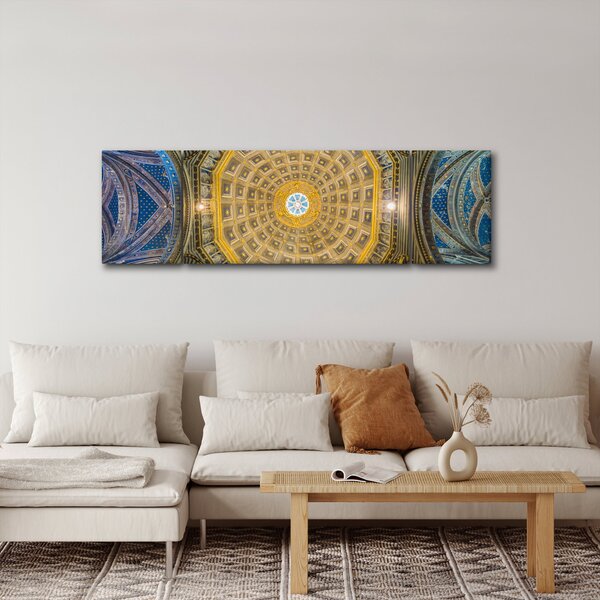 Obraz stropu Sienského kostela (170x50 cm)