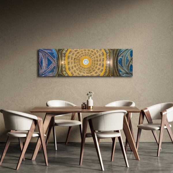 Obraz stropu Sienského kostela (170x50 cm)