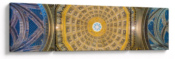 Obraz stropu Sienského kostela (170x50 cm)