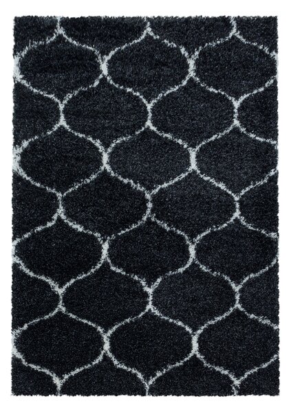 Ayyildiz Kusový koberec SALSA 3201, Antracitová Rozměr koberce: 140 x 200 cm
