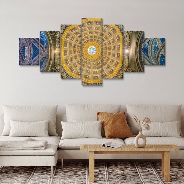Obraz stropu Sienského kostela (210x100 cm)