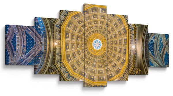 Obraz stropu Sienského kostela (210x100 cm)